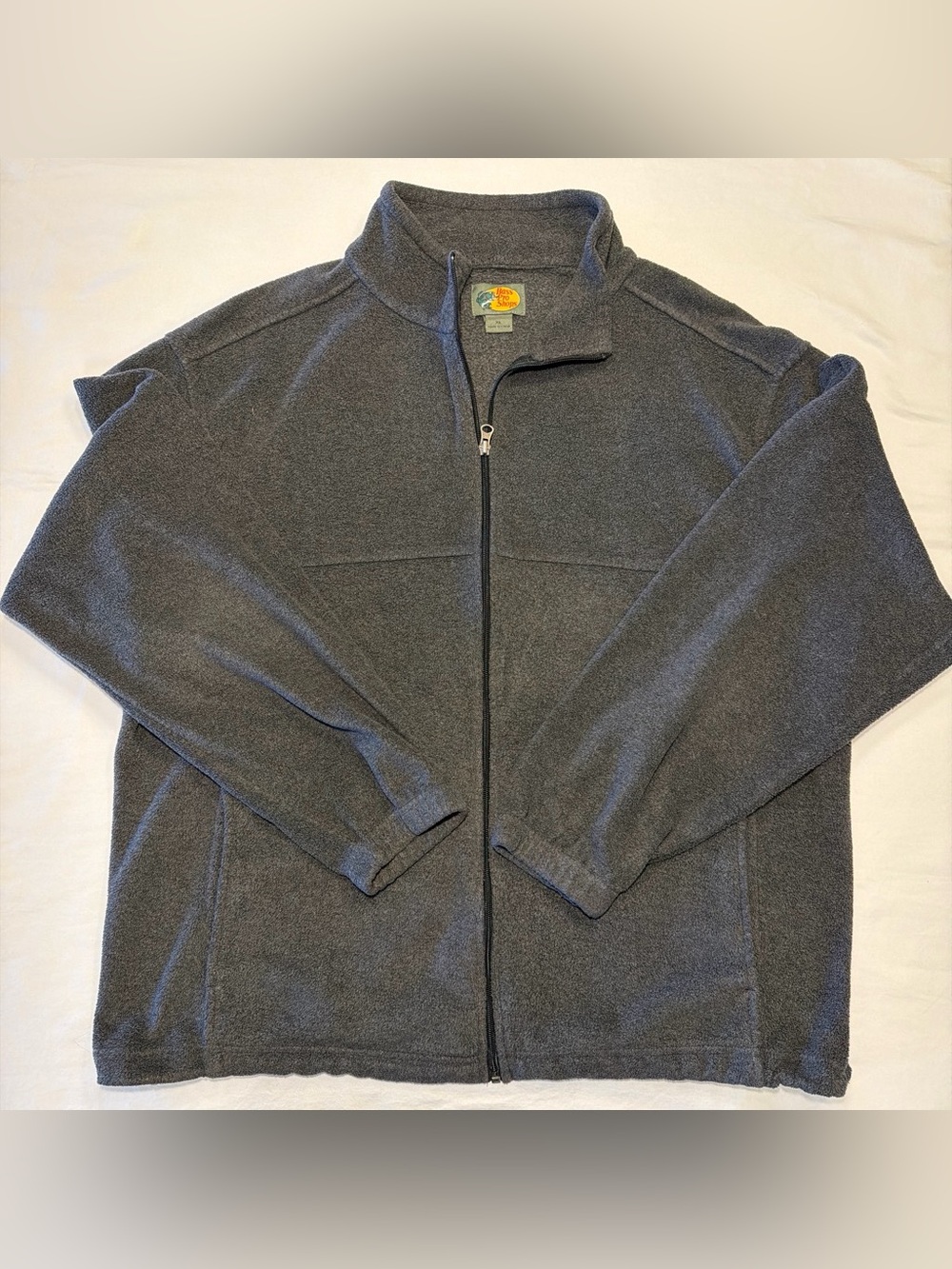 Bass Pro Shops Men's Charcoal Full-Zip Sweater